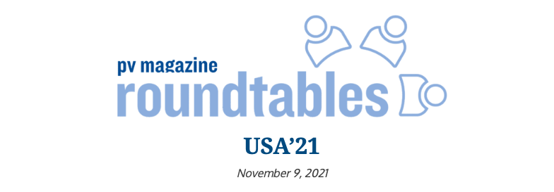 Dr. Ben Damiani speaks at PV Magazine's Roundtables 2021